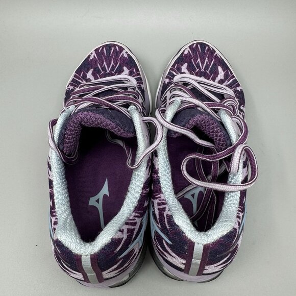 Mizuno Wave Creation 15 Women’s Size 6.5 Purple Blue Athletic Running Shoes - Picture 7 of 9